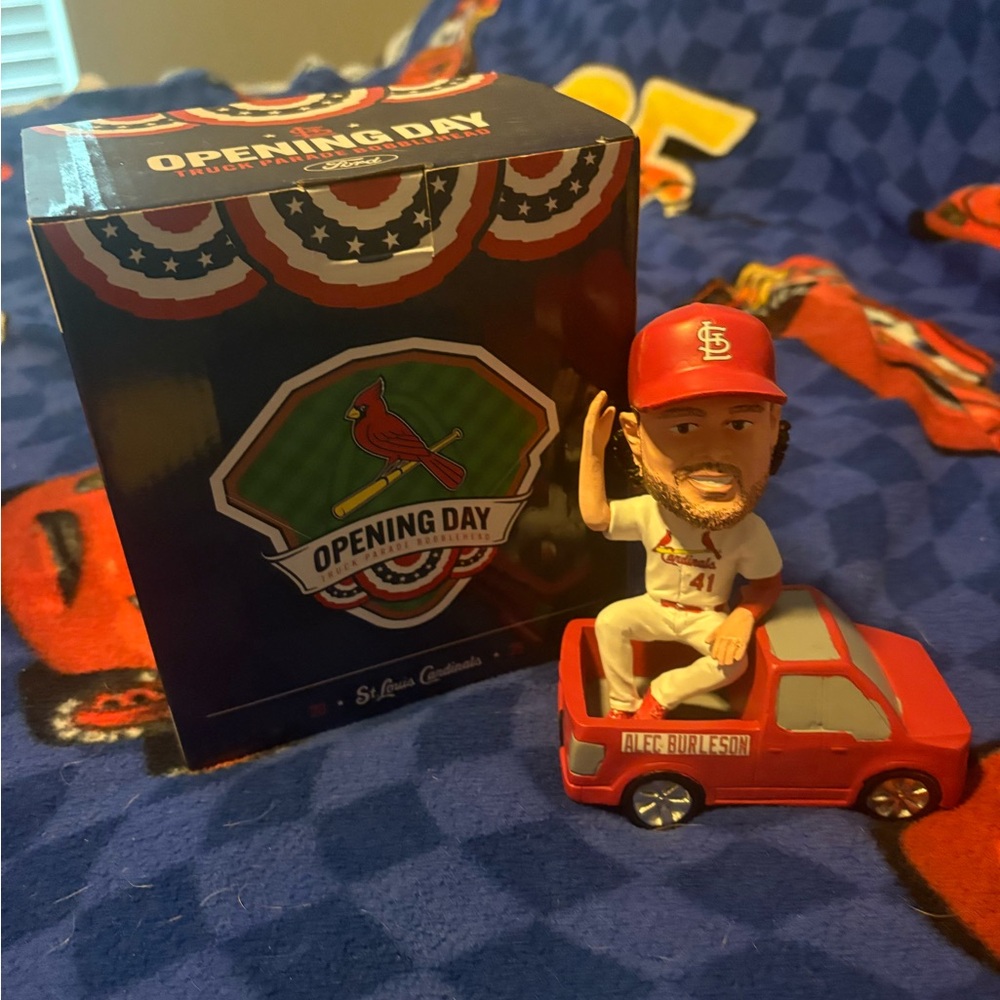 Alec Burleson St. Louis Cardinals Opening Day Bobblehead 3/29/25